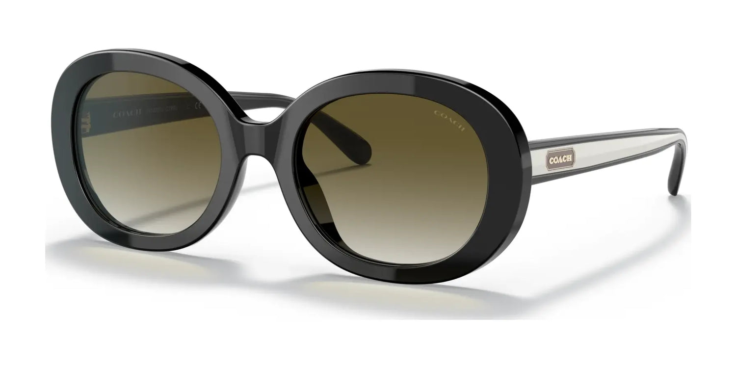 Coach C7992 HC8337U Sunglasses Black / Olive Gradient Coach C7992 HC8337U Sunglasses Black / Olive Gradient