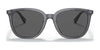 Coach C8006 HC8338U Sunglasses | Size 55 / Transparent Dark Grey / Dark Grey Solid (3N 11%) №553787