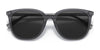 Coach C8006 HC8338U Sunglasses | Size 55 / Transparent Dark Grey / Dark Grey Solid (3N 11%) №553787