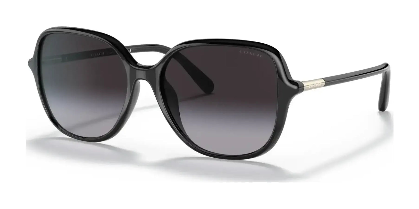 Coach C9205 HC8344U Sunglasses Black / Grey Gradient Coach C9205 HC8344U Sunglasses Black / Grey Gradient