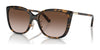 Coach C9206 HC8345 Sunglasses | Size 57 / Dark Tortoise №512013 / Dark Brown Gradient (3N 16%)