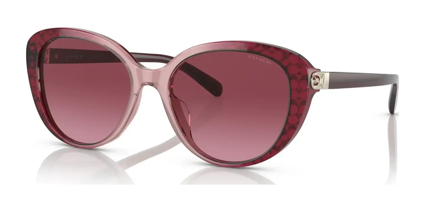 Coach CD479 HC8348U Sunglasses Red Gradient / Violet Pink Gradient Coach CD479 HC8348U Sunglasses Red Gradient / Violet Pink Gradient
