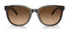 Coach CD478 HC8350U Sunglasses | Size 54 / Red Gradient / Violet Pink Gradient (3N 16%) №57098H