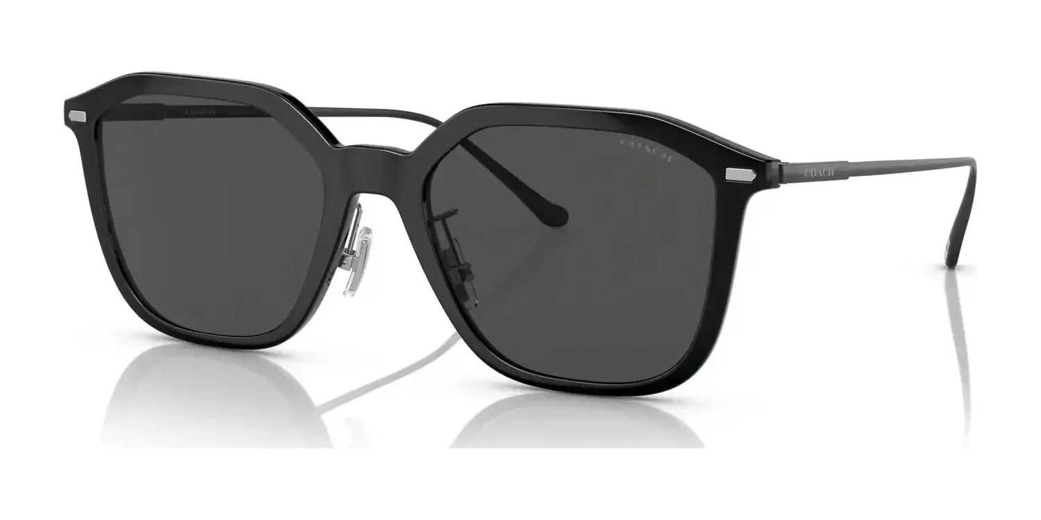 Coach CD461 HC8355 Sunglasses Black / Dark Grey Coach CD461 HC8355 Sunglasses Black / Dark Grey