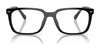 Coach CK470 HC8357U Eyeglasses with Sun-clips | Size 57 / Black Clear Gradient / Grey Solid (0N 87.1%) №576387
