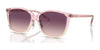 Coach CH617 HC8361F Sunglasses | Size 57 / Transparent Pink Gradient / Purple Pink Gradient (2N 23.6%) №57387W