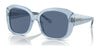 Coach CH564 HC8363U Sunglasses | Size 56 / Transparent Blue №574080 / Blue Solid (3N 15.2%)