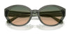 Coach CH569 HC8364U Sunglasses | Size 55 / Milky Pink/Transparent Pink / Brown Gradient (2N 25.6%) №574313