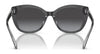 Coach CH567 HC8365U Sunglasses | Size 55 / Black/Transparent Grey №57458G / Grey Gradient (3N 15.2%)