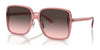 Coach CH572 HC8368D Sunglasses | Size 61 / Transparent Berry / Grey Pink Gradient (2N 21%) №580046