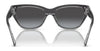 Coach CH570 HC8370U Sunglasses | Size 54 / Black/Transparent Grey / Grey Gradient (3N 15.2%) №57458G