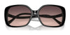 Coach CL929 HC8376U Sunglasses | Size 56 / Black №5002U8 / Grey Pink Gradient (2N 30.8%)