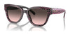 Coach CL921 HC8379F Sunglasses | Size 57 / Ruby Pearl Signature C / Grey Rose Gradient (2N 21%) №578346