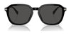 Coach CL912 HC8383U Sunglasses | Size 55 / Dark Tortoise/Caramel Tortoise / Violet (3N 12.7%) №579875