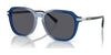 Coach CL912 HC8383U Sunglasses | Size 55 / Transparent Blue Gradient / Blue Solid (3N 16.6%) №579587