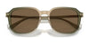 Coach CL912 HC8383U Sunglasses | Size 55 / Dark Tortoise/Caramel Tortoise / Violet (3N 12.7%) №579875