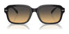 Coach CL914 HC8388U Sunglasses | Size 56 / Black/Dark Tortoise / Grey (2N 33%) №57993C