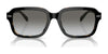 Coach CL914 HC8388U Sunglasses | Size 56 / Black/Dark Tortoise / Grey (2N 33%) №57993C