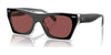Coach CL917 HC8389U Sunglasses | Size 52 / Black/Clear / Violet (3N 12.7%) №572875