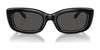 Coach CR610 HC8390U Sunglasses | Size 51 / Black / Grey Solid (3N 10%) №500287