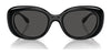 Coach CR609 HC8391U Sunglasses | Size 53 / Black / Grey Solid (3N 10%) №500287