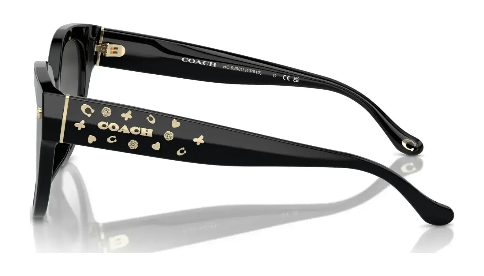 Coach CR612 HC8393U Sunglasses | Size 53 Coach CR612 HC8393U Sunglasses | Size 53