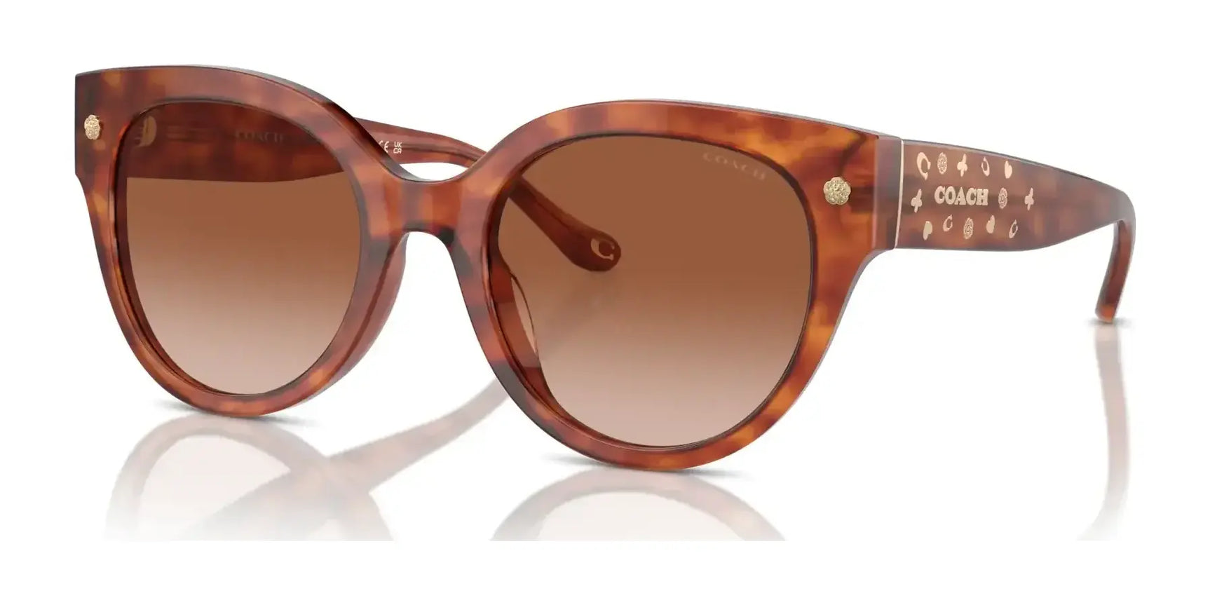 Coach CR612 HC8393U Sunglasses | Size 53 Coach CR612 HC8393U Sunglasses | Size 53