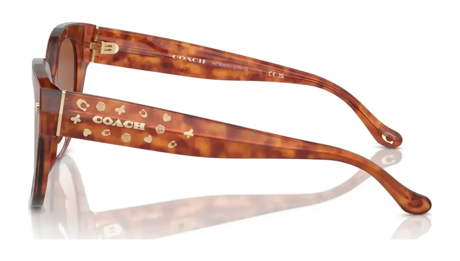 Coach CR612 HC8393U Sunglasses | Size 53 Coach CR612 HC8393U Sunglasses | Size 53