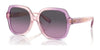 Coach CR614 HC8395U Sunglasses | Size 54 / Amethyst/Pink Gradient / Purple Gradient (2N 22%) №581390