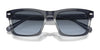 Coach CR628 HC8397U Sunglasses | Size 57 / Pecan Blue Grey Gradient / Blue Grey Solid (3N 13%) №581587