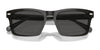 Coach CR628 HC8397U Sunglasses | Size 57 / Pecan Blue Grey Gradient / Blue Grey Solid (3N 13%) №581587