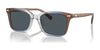 Coach CR630 HC8398U Sunglasses | Size 54 / Pecan Blue Grey Gradient / Blue Grey Solid (3N 13%) №581587