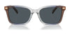 Coach CR630 HC8398U Sunglasses | Size 54 / Transparent Dark Grey / Grey Solid (3N 10%) №581787