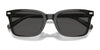 Coach CR630 HC8398U Sunglasses | Size 54 / Transparent Dark Grey / Grey Solid (3N 10%) №581787