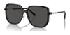 Coach CR635 HC8401D Sunglasses | Size 64 / Black / Grey Solid (3N 10%) №500287