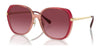 Coach CR636 HC8403D Sunglasses | Size 59 / Burgundy/Pink Gradient / Burgundy Gradient (3N 16%) №58268H
