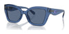 Coach CS544 HC8405U Sunglasses | Size 54 / Transparent Blue / Blue Solid (3N 15.2%) №583180