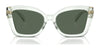 Coach CS544 HC8405U Sunglasses | Size 54 / Green Crystal / Green Solid (3N 14.0%) №583271