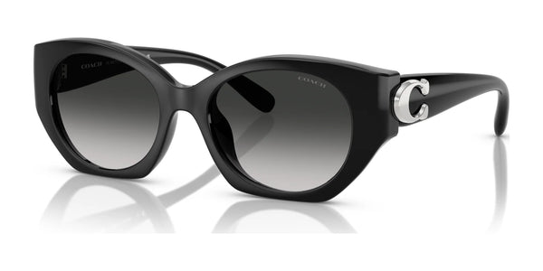 Coach CW194 HC8407U Sunglasses | Size 52 / Black / Grey Gradient (3N 13.2%) №50023C