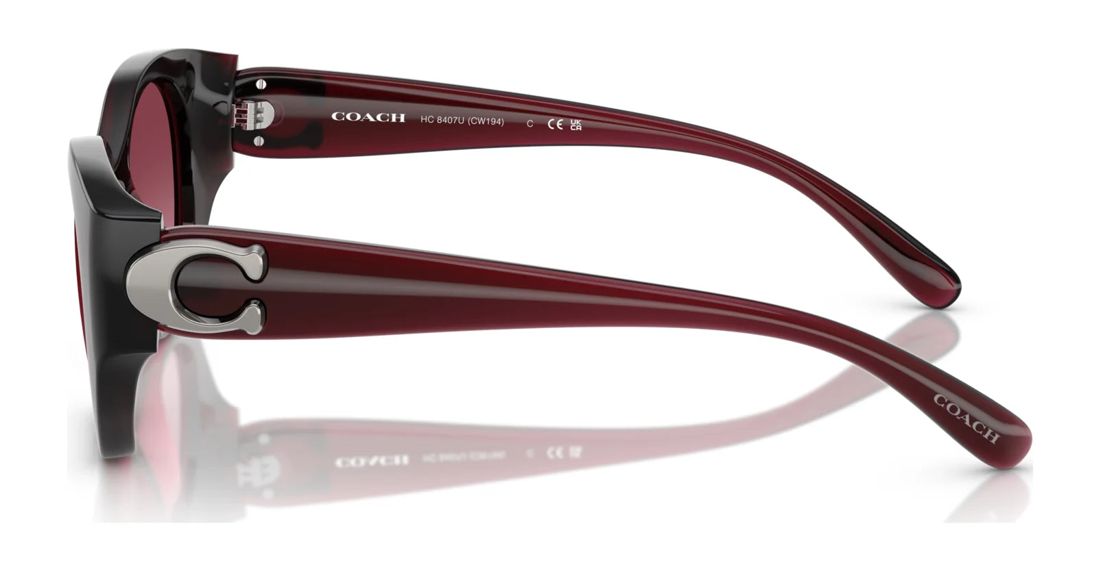 Coach CW194 HC8407U Sunglasses | Size 52 Coach CW194 HC8407U Sunglasses | Size 52