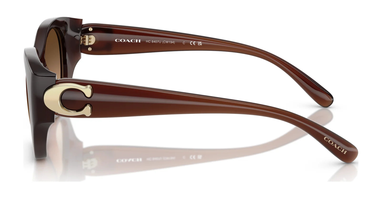 Coach CW194 HC8407U Sunglasses | Size 52 Coach CW194 HC8407U Sunglasses | Size 52