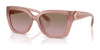 Coach CW202 HC8408F Sunglasses | Size 57 / Milky Buff / Brown Rose Gradient (2N 27%) №583914