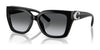 Coach CW201 HC8408U Sunglasses | Size 55 / Black №5002T3 / Grey Gradient (Polarized) (3P 12%)