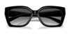Coach CW201 HC8408U Sunglasses | Size 55 / Milky Buff №583914 / Brown Rose Gradient (2N 27%)
