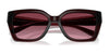 Coach CW201 HC8408U Sunglasses | Size 55 / Milky Buff №583914 / Brown Rose Gradient (2N 27%)