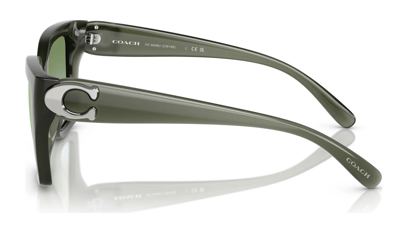 Coach CW195 HC8408U Sunglasses | Size 55 Coach CW195 HC8408U Sunglasses | Size 55