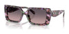 Coach CW224 HC8409U Sunglasses | Size 53 / Amethyst Pearl Tortoise / Smoke Purple Gradient (2N 21%) №584346