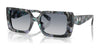 Coach CW224 HC8409U Sunglasses | Size 53 / Blue Pearl Tortoise / Blue Purple Gradient (2N 25%) №584535