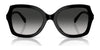 Coach CW225 HC8410U Sunglasses | Size 56 / Amethyst Pearl Tortoise / Smoke Purple Gradient (2N 21%) №584346