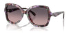 Coach CW225 HC8410U Sunglasses | Size 56 / Amethyst Pearl Tortoise / Smoke Purple Gradient (2N 21%) №584346